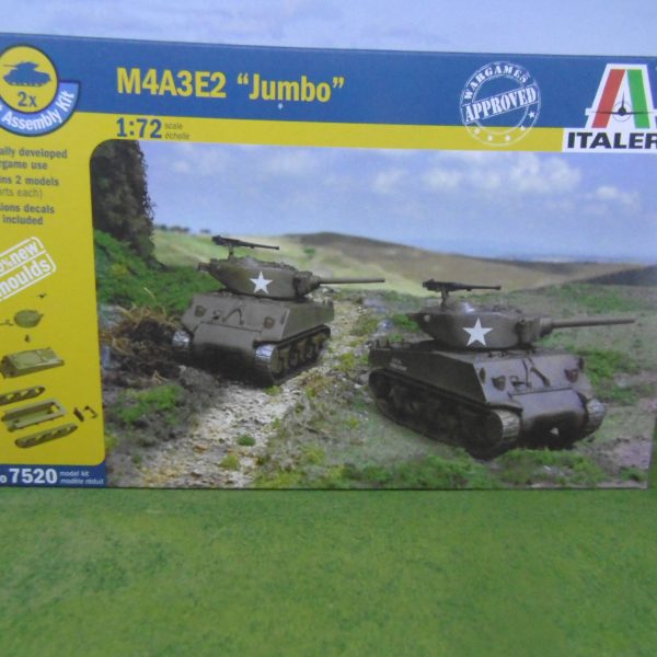 Italeri 7520 M4A3E2 "Jumbo" (2 Models in the box)