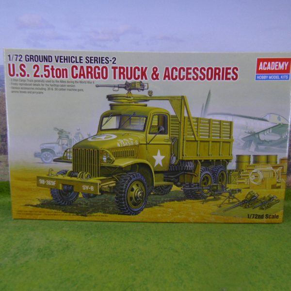 Academy 13402 U.S. 2.5ton Cargo Truck & Accessories
