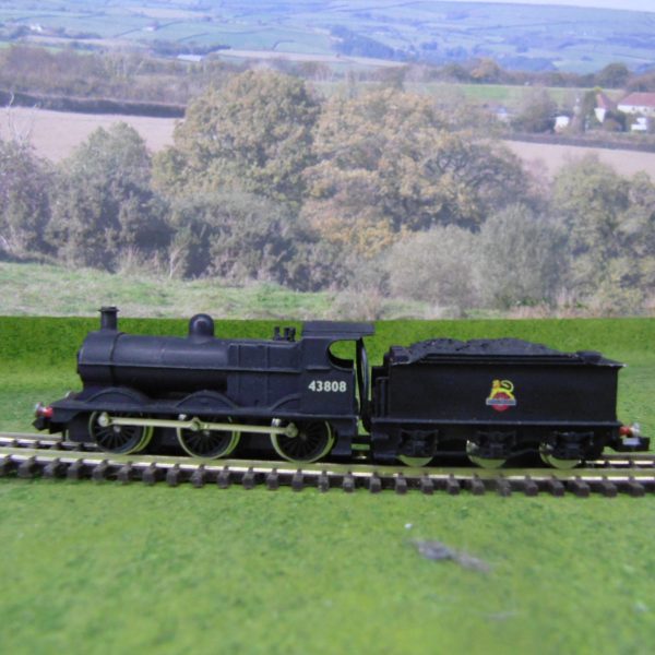 Union Mills Models ex Midland Railway Class 3F 0-6-0 Loco BR Black Livery 43808