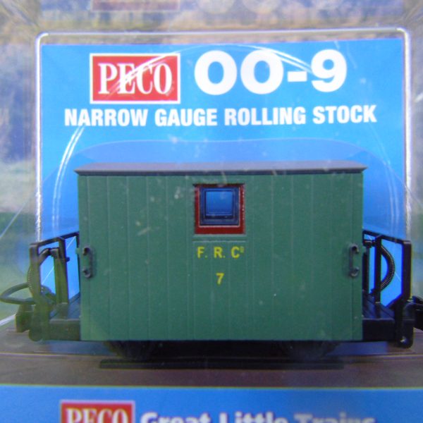 GR582A F.R. Quarryman Brake Van Double Balcony 1920`s Green No.7