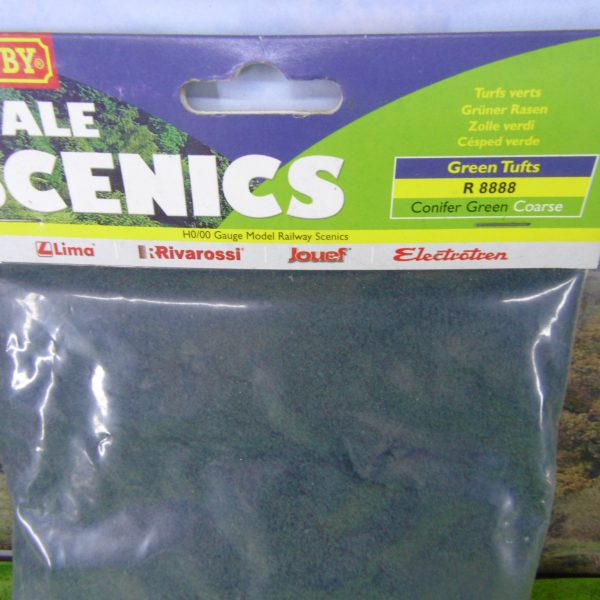 Hornby R8888 Green Tufts Conifer Green Coarse