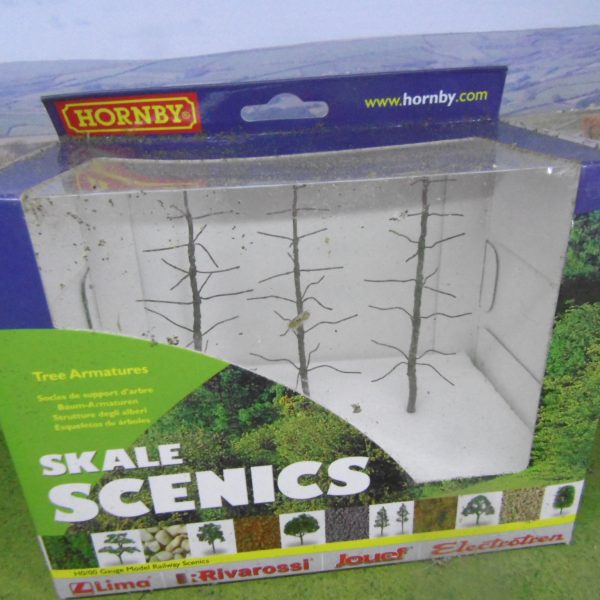 Hornby R8938 Tree Armatures Pine 100mm X3