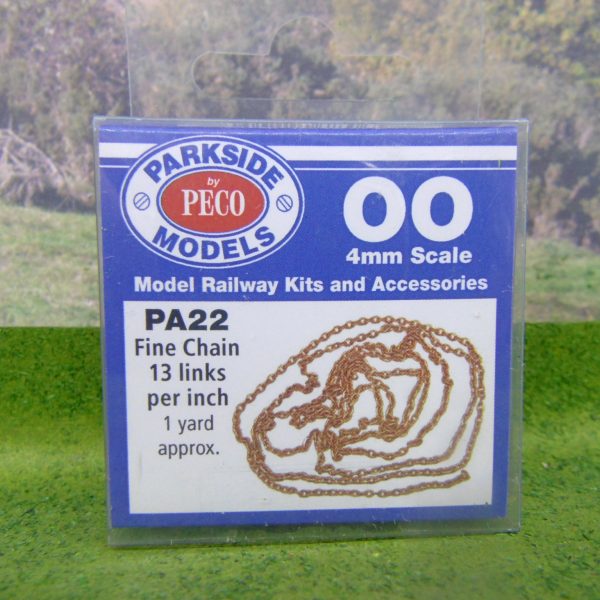 Peco PA22 OO/HO-Fine Chain, 18 Links per Inch