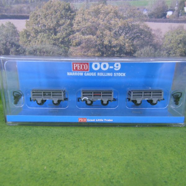 Peco GR-321 FR 2ton Slate Wagons Un Braked  X2 Braked X1