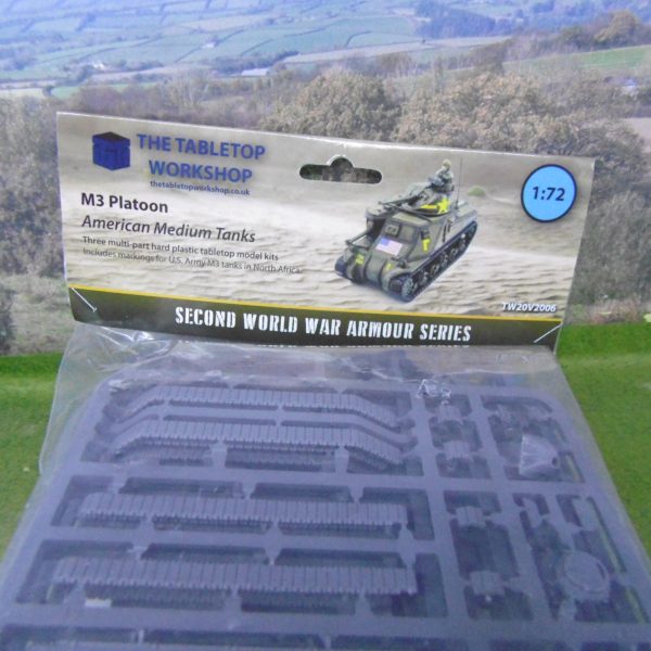 Tabletop Workshop TW20V2006 M3 Platoon American Medium Tanks