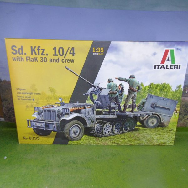 Italeri 6395 Sd. Kfz. 10/4 With Flak 30 & Crew