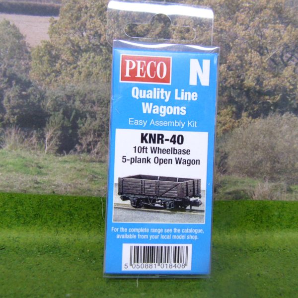 Peco KNR-40 10ft Wheelbase 5-Plank Open Wagon