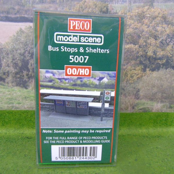 Peco Modelscene 5007 Bus Stops & Shelters