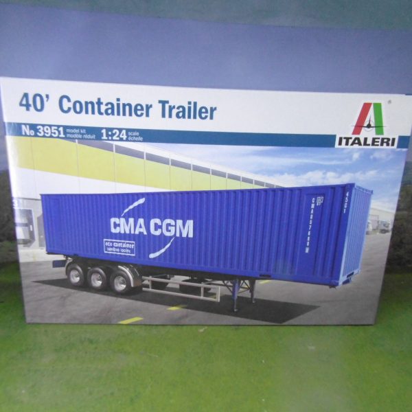 Italeri 3951 40` Container Trailer