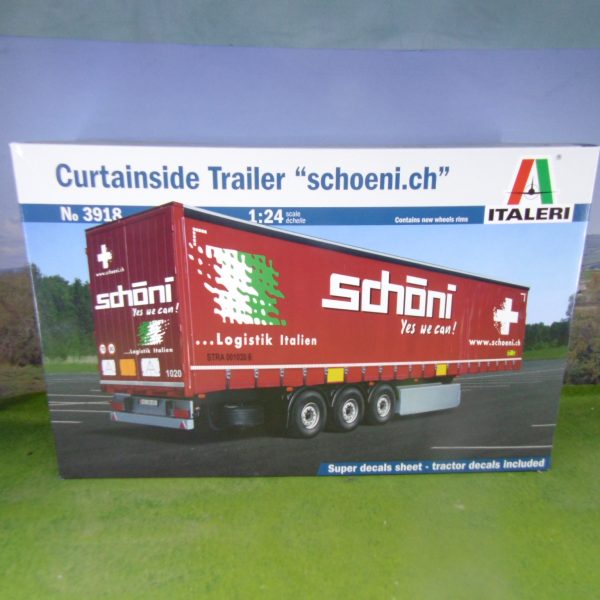 Italeri 3918 Curtainside Trailer "Schoeni.ch"