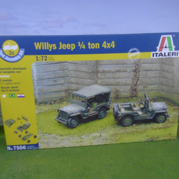 Italeri 7506 Willys Jeep 1/4 ton 4X4