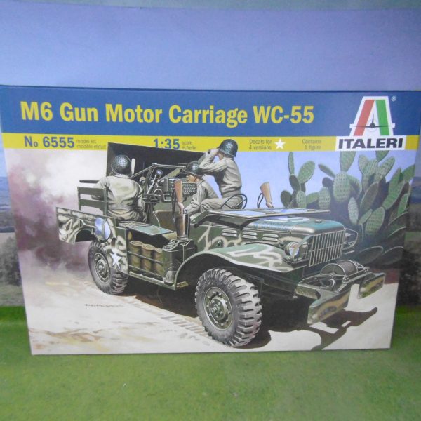 Italeri 6555 M6 Gun Motor Carriage WC-55