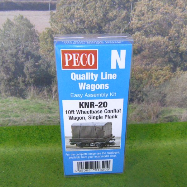 KNR-20 10ft Wheelbase Conflat Wagon, Single Plank