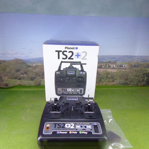 Planet PLAT02101 TS2+2 2.4GHZ 2-ChannelStick Transmitter with 2 AUX Channels with 6-Channel Rx(Used)