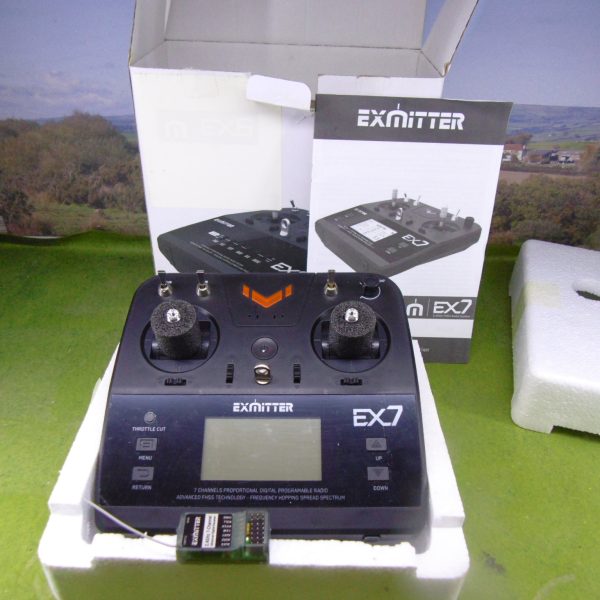 Volantex RC EX7 Exmitter 7 Channel Radio W/LCD Screen(Used)