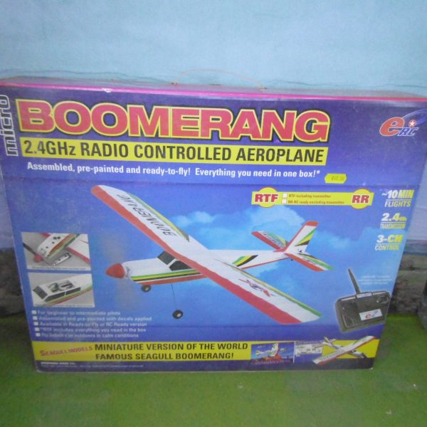 ERC 4499320 Micro Boomerang 2.4GHZ R/C Aeroplane(Used)